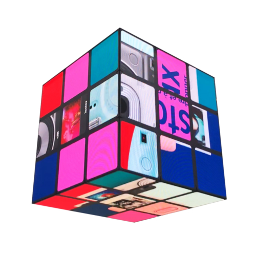 Cube LED 2.6mm - 5 Faces de 0.5m